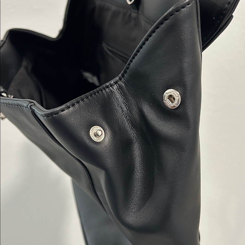Nine West Black Ruffled Mini Backpack - Picture 5 of 8